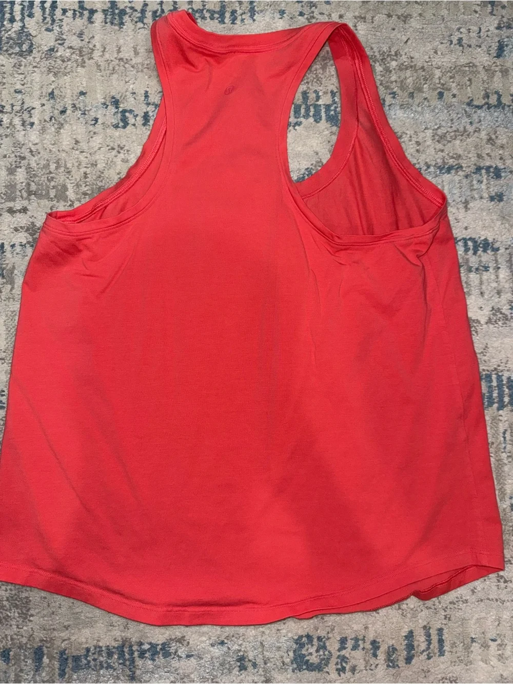 lululemon athletica Coral Red Racerback Tank Top
